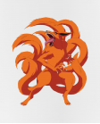 Puodelis Fox  Naruto